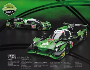 2018 SCOTT SHARP, DALZIEL, PLA, VANOVERBEEK #2/22 "PATRON" IMSA ROLEX 24 POSTKARTE - Bild 1 von 2