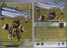2022-23 Upper Deck Game Dated Moments Gold /100 Mark Stone #107