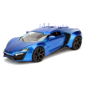 COCHE MODELO DIECAST JADA LYKAN HYPERSPORT AZUL 1/24 98076 - Imagen 1 de 6