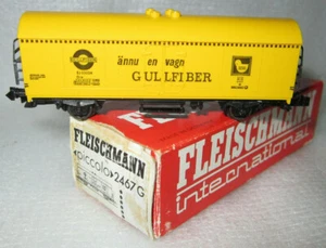 FLEISCHMANN 2467G N PICCOLO GULLFIBER REFRIGERATOR WAGON KUHLWAGEN NEW 8323 - Picture 1 of 11