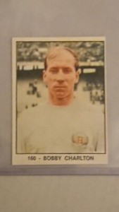 Bobby Charlton Panini Campioni Dello Sport 1966-67 Card - Good/Reasonable Con