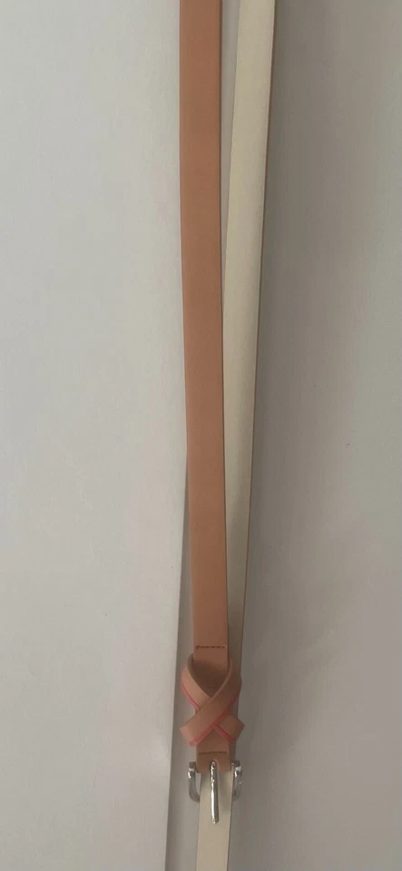 Gürtel Damen schmal lang helle Naturfarbe - Bild 1 von 1