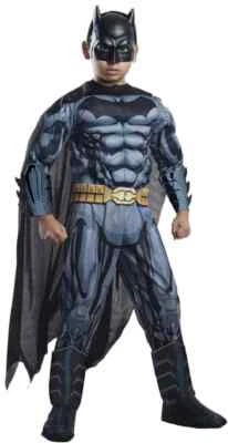 Batman DC Super Heroes Superhero Fancy Dress Up Halloween Deluxe Child Costume - Image 1 of 2