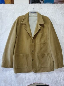 Nicole Miller Men's Virgin Wool & Angora Jacket Beige Size 42R - Picture 1 of 5