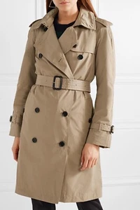 Burberry Amberford Trench Hooded Coat Sisal UK Size 4 - BRAND NEW - Genuine - Picture 1 of 17