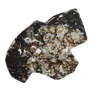 106.4g SERICHO pallasite Meteorite slice - from Kenya QA466 - Picture 1 of 6