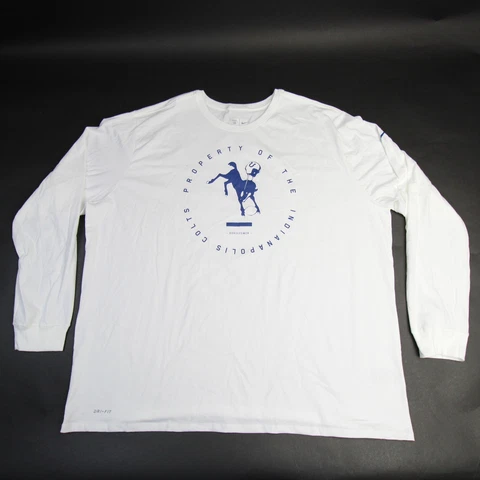 Indianapolis Colts Nike NFL Training Dri-Fit Long Sleeve Shirt Men's Used Cover
