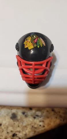 CHICAGO BLACKHAWKS NHL #1106 POCKET PRO HOCKEY GOALIE HELMET MASK Cover