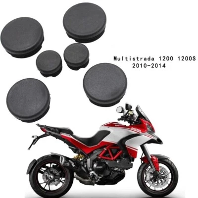 Frame End Cap Frame Hole Cover Fit For Ducati Multistrada 1200/1200S 2010-2014 - Image 1 of 4