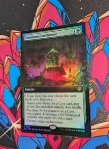 MTG *FOIL EXTENDED ART* The Lost Caverns Of Ixalan Rare COSMIUM CONFLUENCE NM - Imagen 1 de 1