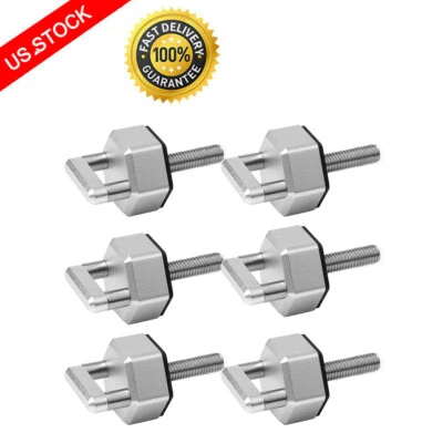 6 X алюминиевый жесткий верх быстрое удаление крепеж большой палец винт для jeep Wrangler JK JL - Изображение 1 из 4