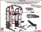 Smith Machine Functional Trainer Fpr7max + 2 X 72 Kg Weight Stacks + Leg Pres...