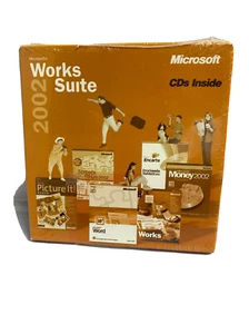 Microsoft Works Suite 2002 w/ Product Key (5-Disk Set) - Picture 1 of 1