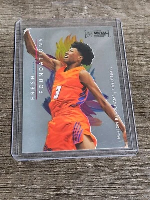 2022 Skybox Metal Universe Champions - Fresh Foundation #FF15 MarJon Beauchamp - Image 1 of 2