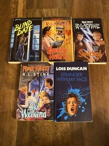 Fear Street Lot YA Teen Horror 5 Books RL Stine Broken Hearts Lois Duncan + - Picture 1 of 5