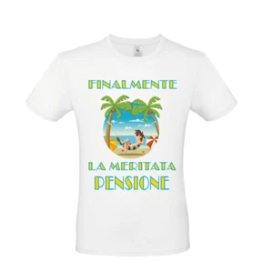 MAGLIETTA SCHERZOSA PER PENSIONE REGALO COLLEGA MAGLIETTA FESTA DI PENSIONE - Imagen 1 de 3