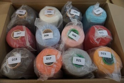 DK1 (39€/kg) 3000g SUPERSOFT MERINO SCHURWOLLE KONVOLUT FARBMIX (4) Strick Wolle - Bild 1 von 4