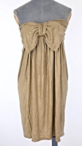 Plein Sud Dress Party Cold Strapless Big Bow Betail Y2K Special Occasion UK 8 - Picture 1 of 12