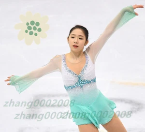 Ice Skating Dress.Figure Skating Competition Dress.Twirling Baton Dance Custom - Picture 1 of 9