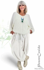 LAGENLOOK Ballon-Hose Winter Cord ecru woll-weiß XL-XXL-XXXL 46 48 50 52 54 56 - Bild 1 von 24