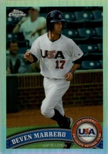 2011 Topps Chrome USA Baseball Refractors #USABB13 Deven Marrero /999