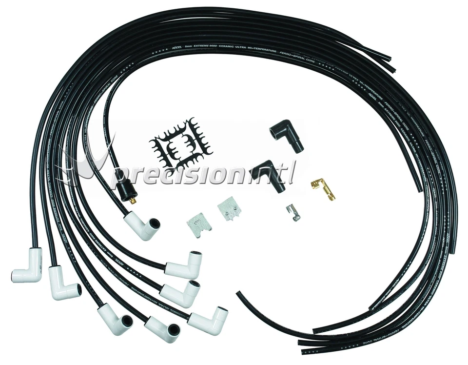 ACCEL 9001C CERAMIC SPK PLUG WIRE SET 90 UNIVERSAL FIT - Image 1 of 1