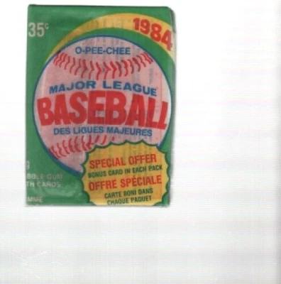 1984 OPC O Pee Chee Baseball Sealed Wax Pack