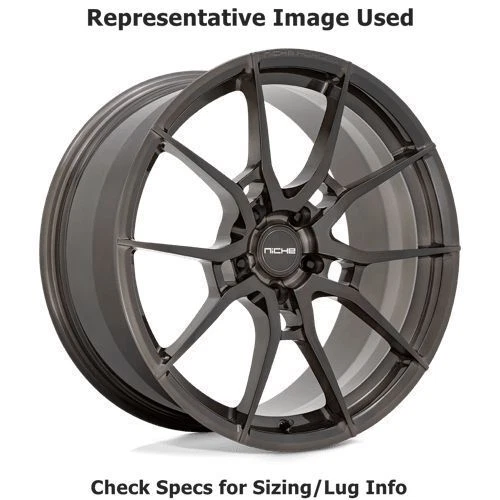 Niche Mono T111212062+57 T111 Kanan Forged 21x12" Wheel, Brushed Candy Smoke NEW - Image 1 of 3