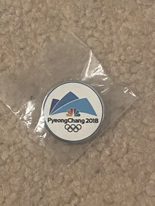 2018 PyeongChang NBC Media Sponsor Olympic Pin - White - Picture 1 of 2