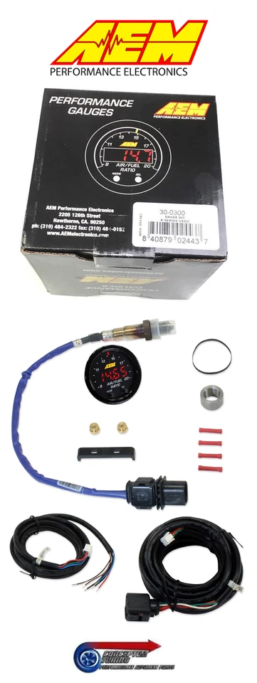 AEM X-Series Lambda 30-0300 Breitband Messgerät für WC34 Stagea RS4 RB25DET Ser1 - Bild 1 von 1