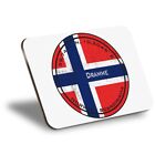 Placemat Drammen Norway Flag Scandinavia #60019