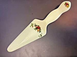 Vintage Royal Albert Old Country Roses Bone China Cake Server Dated 1962 - Picture 1 of 5