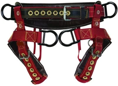 WEAVER LEATHER WEAVER ARBORIST WLC-500 CLIMBING SADDLE W/ PADDED NYLON LEG STRAPS