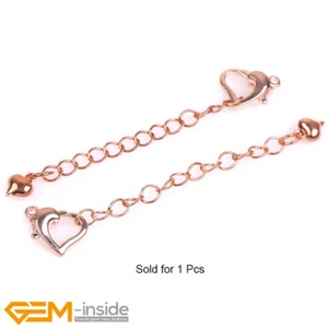 Heart 14K Gold Filled Lobster Clasp Bracelet Necklace Jewelry Making Closures - Picture 1 of 14