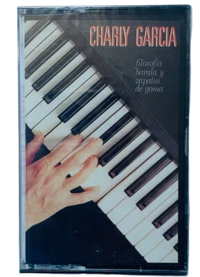 VINTAGE CHARLY GARCIA Cassette Tape SEALED Filosofia Barata Zapatos De Goma 90s - Image 1 of 2