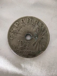 Spain España 25 Centimos 1937 - Picture 1 of 2