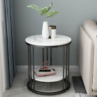 2-tier Side Table Sofa Bedside Coffee Lamp Book Nightstand End Table Living Room