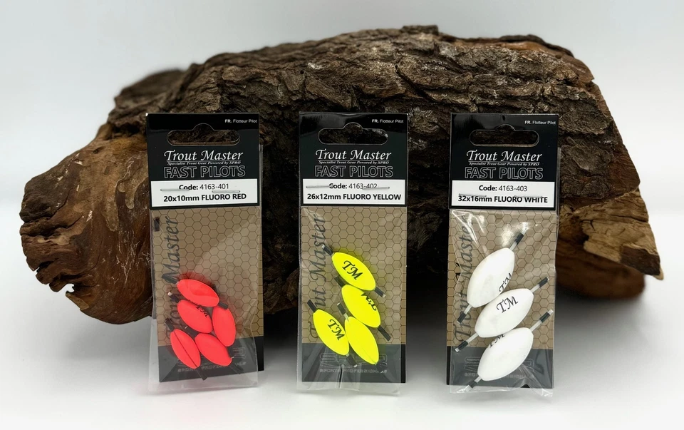 Spro TM Trout Master Oval Fast Pilot 12mm 10mm 16mm Gelb Weiß Rot Pose Schwimmer - Image 1 of 1