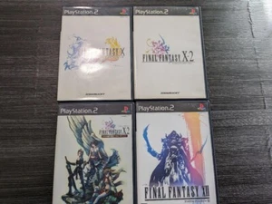 Lot 2 Final Fantasy PS2 FFX, FFX-2, FF12 4-item set NTSC-J From Japan - Picture 1 of 3
