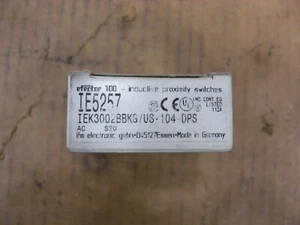 IFM Efector Inductive Sensor IE5257, 2MM Sensing Range, 10-36VDC, M8X1 62MM Lg - Picture 1 of 3