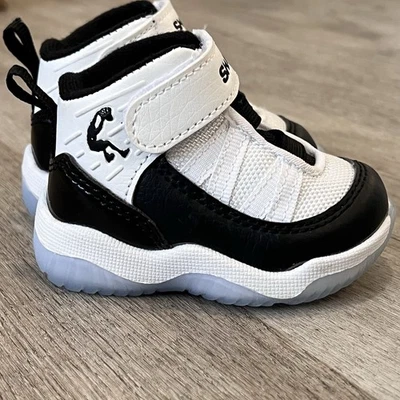 Shaq Baby Boys Ice Bottom Retro Basketball Hi-Top Sneaker Shoes Size 2 EUC - Image 1 of 4