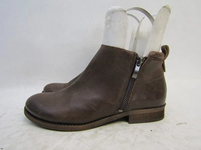 Franco Sarto Womens Size 6 M Brown Leather Zip Ankle Fashion Boots Booties - Image 1 of 4