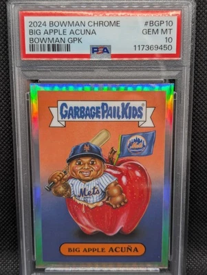 2024 Bowman Chrome - Bowman Garbage Pail Kids Luisangel Acuna #BGP-10 (RC) - Image 1 of 2