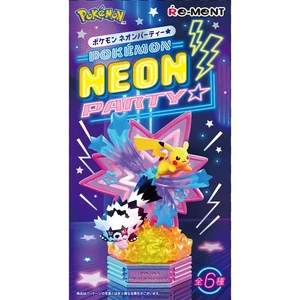 Pokemon NEON PARTY 6-Piece Box Japanese Anime Figurine New Limited Japan - Picture 1 of 7