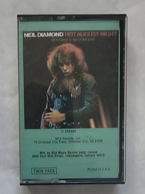 Hot August Night by Neil Diamond (Cassette, Album, 1972, MCA Records) RCA Music - Image 1 of 4