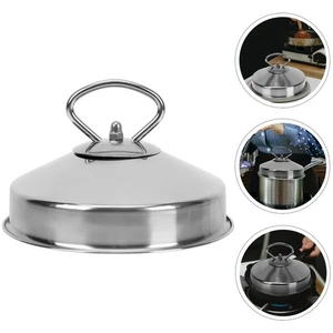 Kuppelgriff Edelstahl Topfdeckel Anti-Verformung Dampfgarer Deckel - Bild 1 von 12
