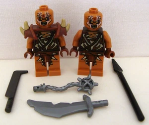Lego LOTR Señor de los Anillos Gundabad Orco Minifigura Lote De 2 Del Set 79012 - Imagen 1 de 6
