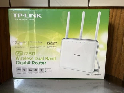TP-Link Archer C8 AC1750 Wireless Dual Band Gigabit Router Sealed - Image 1 of 4