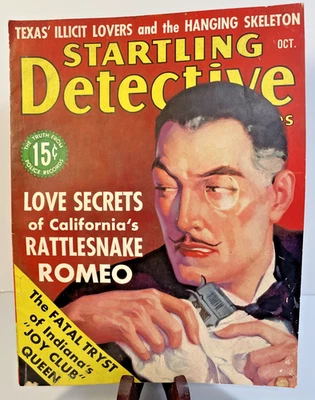 Startling Detective Adventures, October 1936, Vintage True Crime Stories, Pulp - Image 1 of 4