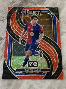 2024-25 Panini Select La Liga Mezzanine Pau Cubarsi #155 Red Wave Prizm /59 - Picture 1 of 2